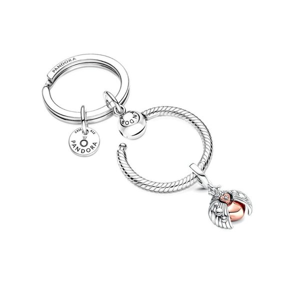 Pandora ALE S925 Club 2022 Ladybird  &  Heart Dangle Charm - Picture 5 of 5